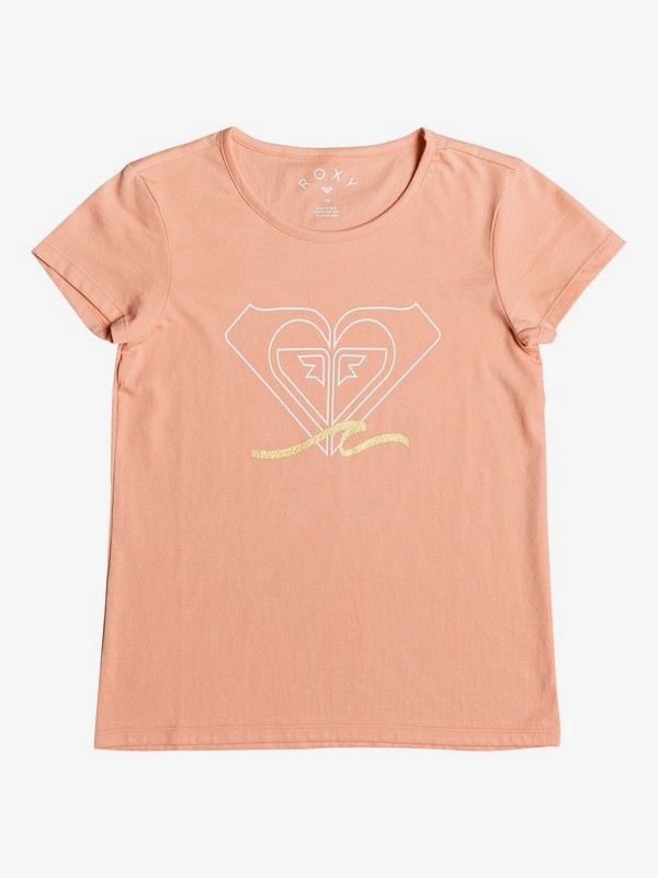 roxy, Endless Music - T-shirt pour Fille 8-16 ans, SALMON (mfg0) 0 Endless Music - T-shirt pour Fille 8-16 ans Rose ERGZT03389 Roxy
