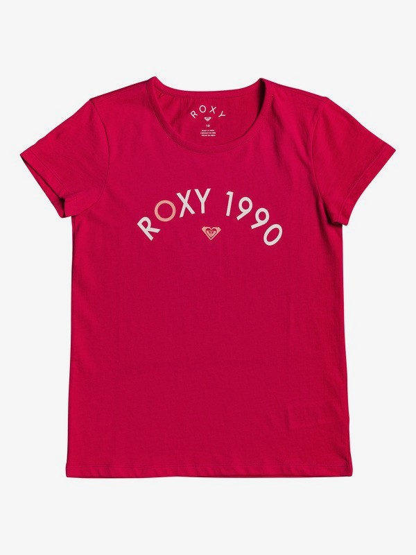 roxy, Roses In The Rain - T-shirt pour Fille 8-16 ans, BARBERRY (mpt0) 0 Roses In The Rain - T-shirt pour Fille 8-16 ans Rose ERGZT03390 Roxy