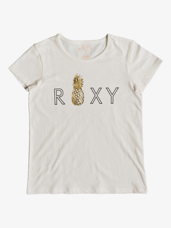 roxy, Girl's 7-14 Stars Dont Shine Tee, MARSHMALLOW (wbt0) 0 Girl's 7-14 Stars Dont Shine Tee White ERGZT03391 Roxy