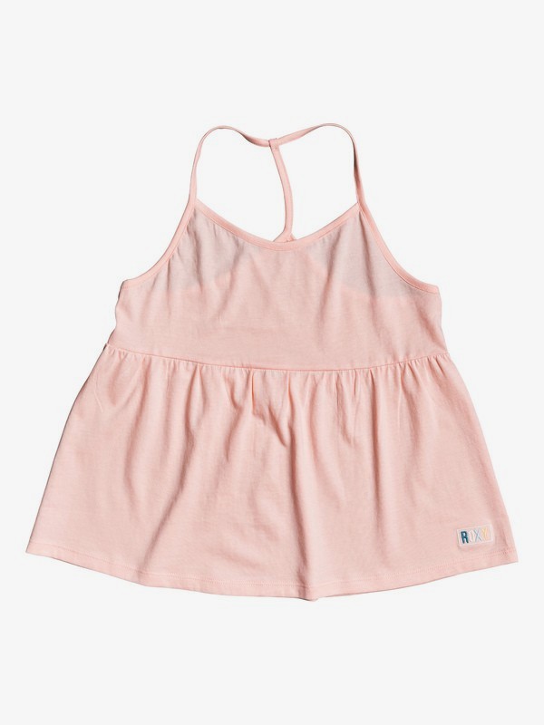 roxy, Girl's 7-14 Very Sweet C Strappy Peplum Top, PEACH BUD (meg0) 0 Girl's 7-14 Very Sweet C Strappy Peplum Top Pink ERGZT03435 Roxy