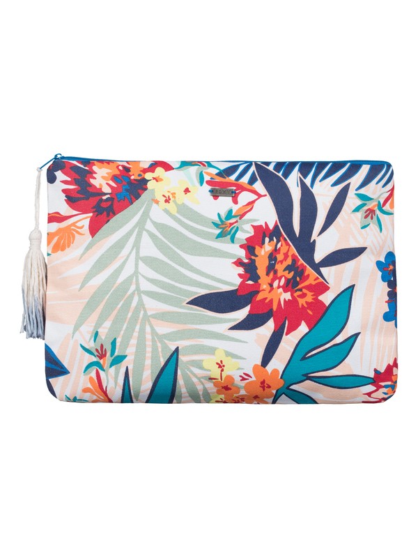 roxy, Hello Again - Zip Purse, CANARY ISLANDS COMBO SAND PIPE (wcd6) 0 Hello Again - Zip Purse White ERJAA03066 Roxy
