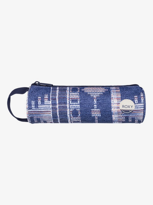roxy, Off The Wall - Pencil Case, AKIYA COMBO BLUE PRINT (bsq7) 0 Off The Wall - Pencil Case Blue ERJAA03131 Roxy