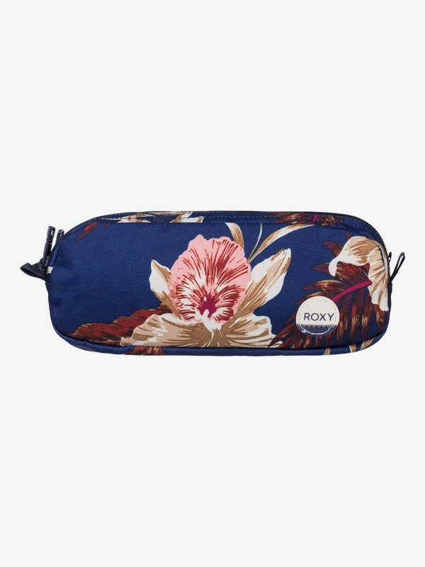 roxy, Da Rock - Pencil Case, CASTAWAY FLORAL BLUE PRINT (bsq6) 0 Da Rock - Pencil Case Blue ERJAA03132 Roxy