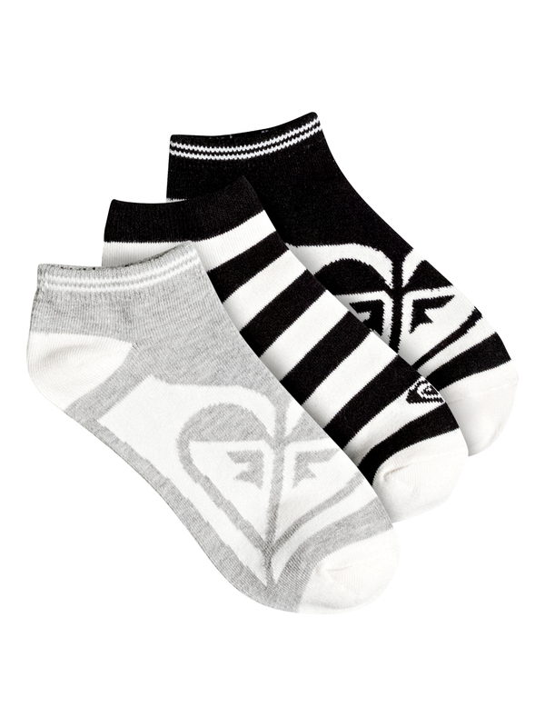 roxy, ROXY - Chaussettes courtes, ANTHRACITE (kvj0) 0 ROXY - Chaussettes courtes Noir ERJAA03343 Roxy