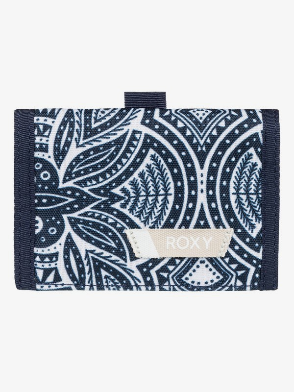 roxy, Small Beach - Dreifach faltbares Portemonnaie für Frauen, MARSHMALLOW TRIBAL VIBES STRIP (wbt4) 0 Small Beach - Dreifach faltbares Portemonnaie für Frauen Weiss ERJAA03387 Roxy