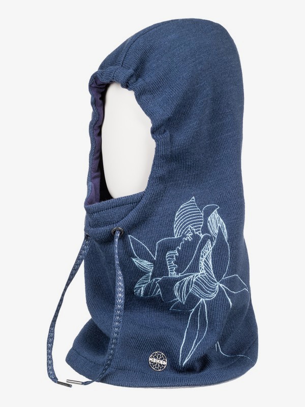 roxy, ROXY 2N1 Hooded Neck Warmer, CROWN BLUE (bqy0) 0 ROXY 2N1 Hooded Neck Warmer Blue ERJAA03459 Roxy