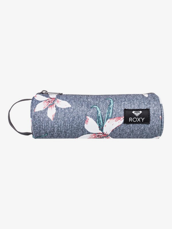 roxy, Off The Wall - Estuche escolar, CHARCOAL HEATHER FLOWER FIELD (kpg6) 0 Off The Wall - Estuche escolar Negro ERJAA03466 Roxy