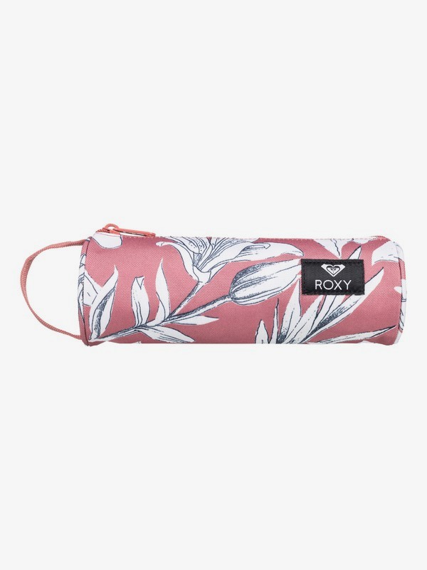 roxy, Off The Wall - Pencil Case, WITHERED ROSE LILY HOUSE (mmg6) 0 Off The Wall - Pencil Case Pink ERJAA03466 Roxy