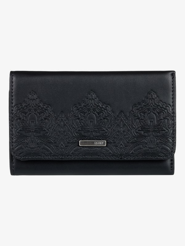 roxy, Juno - Portefeuille à deux volets, TRUE BLACK (kvj0) 0 Juno - Portefeuille à deux volets Noir ERJAA03477 Roxy