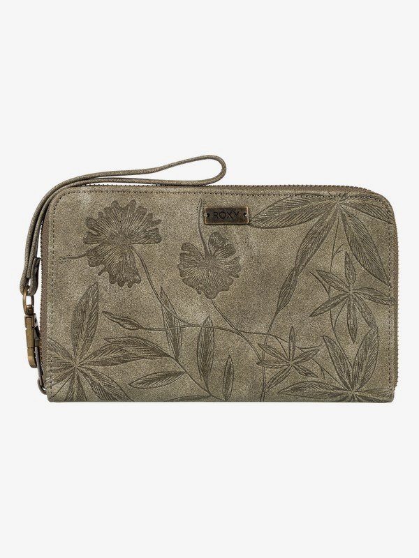 roxy, Won My Heart - Portefeuille zippé, BURNT OLIVE (gpz0) 0 Won My Heart - Portefeuille zippé Vert ERJAA03481 Roxy