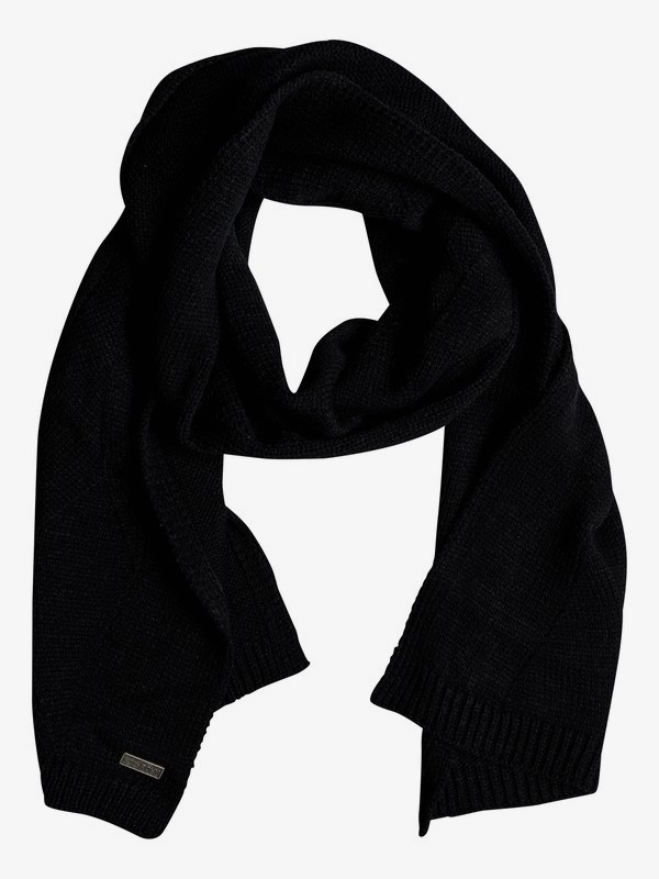 roxy, Poetic Season - Écharpe en tricot, TRUE BLACK (kvj0) 0 Poetic Season - Écharpe en tricot Noir ERJAA03483 Roxy