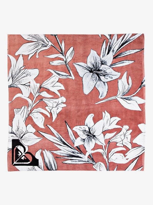 roxy, Make You Move Beach Towel, WITHERED ROSE LILY HOUSE (mmg6) 0 Make You Move Beach Towel Pink ERJAA03490 Roxy