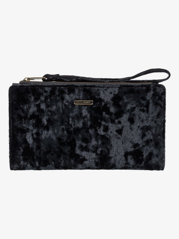 roxy, Find Joy Large Zip-Up Wallet, TRUE BLACK (kvj0) 0 Find Joy Large Zip-Up Wallet Black ERJAA03509 Roxy
