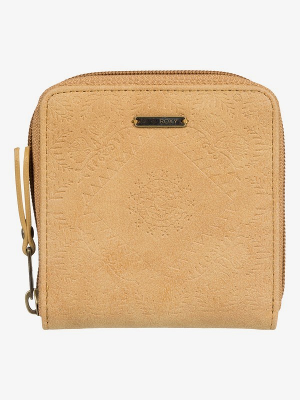 roxy, Carry A Heart Zip-Around Wallet, CURRY (tjq0) 0 Carry A Heart Zip-Around Wallet Beige ERJAA03512 Roxy