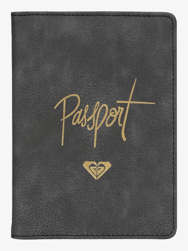 roxy, Live Your Dreams Faux Leather Passport Cover, TRUE BLACK (kvj0) 0 Live Your Dreams Faux Leather Passport Cover Black ERJAA03546 Roxy