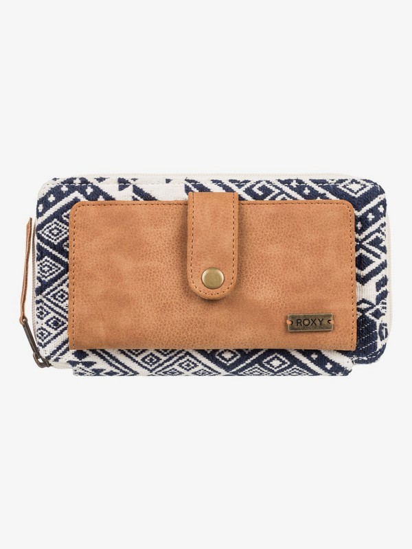 roxy, Natural State A Zip Around Wallet, DRESS BLUES (btk0) 0 Natural State A Zip Around Wallet Blue ERJAA03548 Roxy
