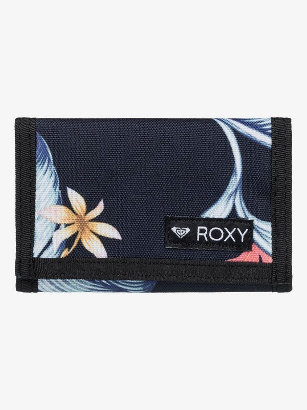 roxy, Small Beach - Dreifach faltbares Portemonnaie, ANTHRACITE TROPICAL LOVE S (kvj6) 0 Small Beach - Dreifach faltbares Portemonnaie Schwarz ERJAA03551 Roxy