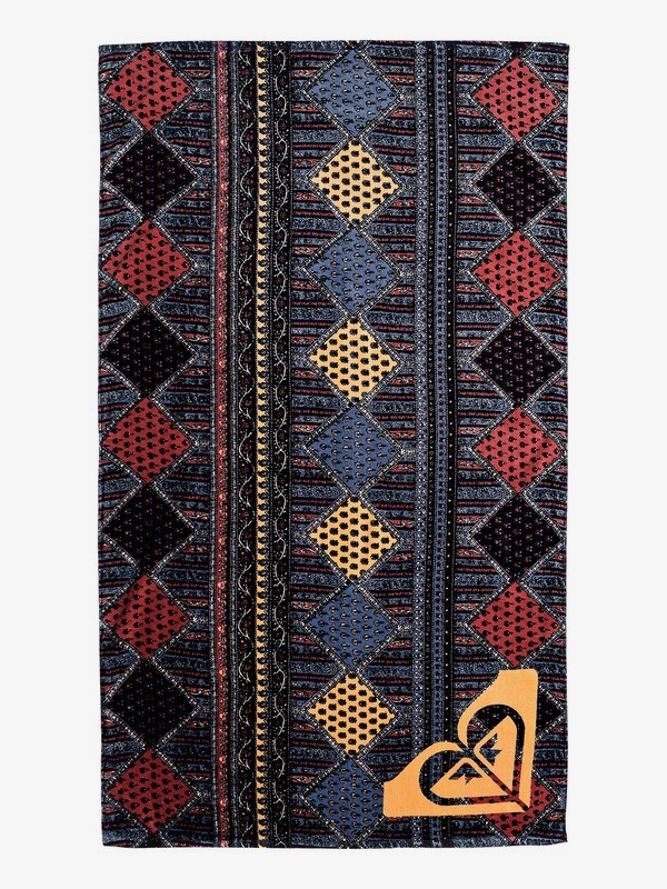 roxy, Hazy - Beach Towel, ANTHRACITE TROPICAL BAZAR (kvj1) 0 Hazy - Beach Towel Black ERJAA03558 Roxy