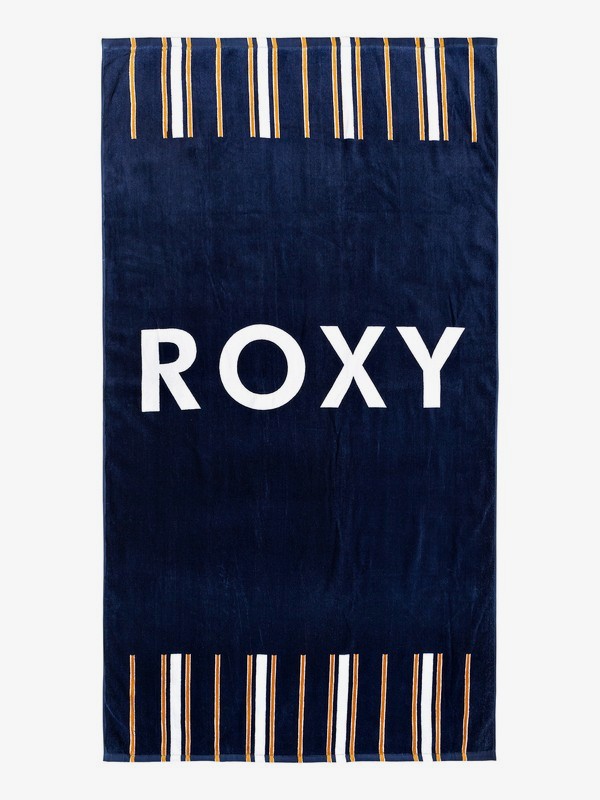 roxy, Hazy Mix - Serviette de plage, MEDIEVAL BLUE MACY STRIPE SWIM (bte3) 0 Hazy Mix - Serviette de plage Bleu ERJAA03559 Roxy