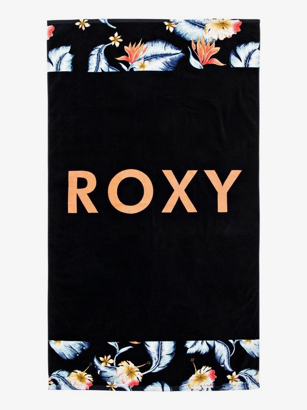 roxy, Hazy Mix - Strandtuch, ANTHRACITE TROPICAL LOVE S (kvj6) 0 Hazy Mix - Strandtuch Schwarz ERJAA03559 Roxy