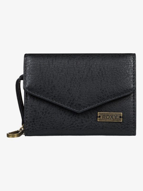 roxy, Silver Ocean Faux Leather Wallet, ANTHRACITE (kvj0) 0 Silver Ocean Faux Leather Wallet Black ERJAA03596 Roxy