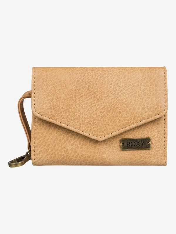 roxy, Silver Ocean Faux Leather Wallet, CAMEL (nlf0) 0 Silver Ocean Faux Leather Wallet Orange ERJAA03596 Roxy