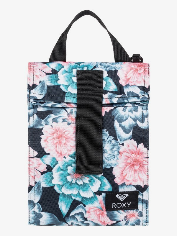 roxy, Lunch Hour Lunch Bag, ANTHRACITE S CRYSTAL FLOWER (xkbm) 0 Lunch Hour Lunch Bag Multicolor ERJAA03616 Roxy