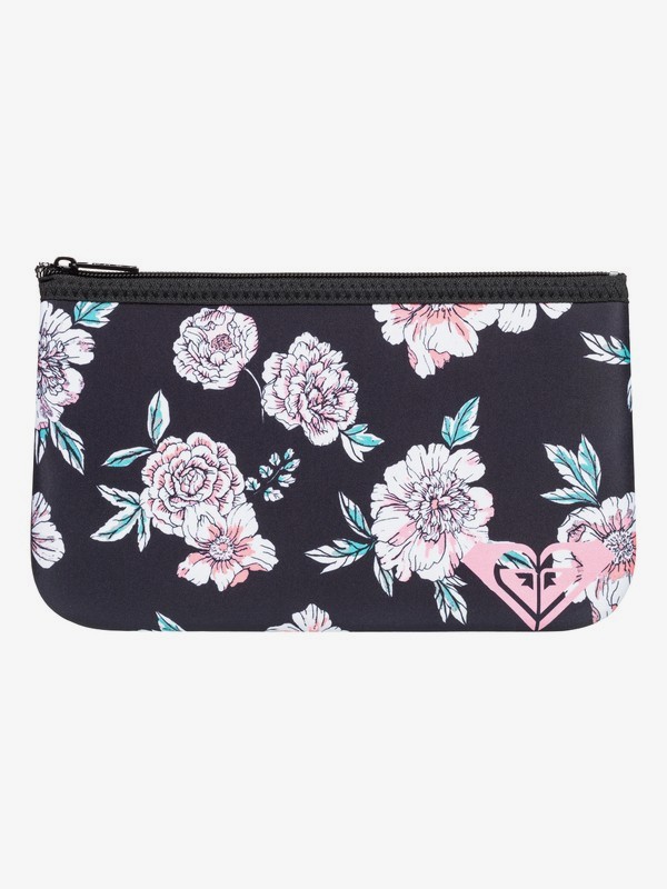 roxy, Pencil Emotion Pencil Case, ANTHRACITE AXS SEPT (kvj8) 0 Pencil Emotion Pencil Case Black ERJAA03624 Roxy