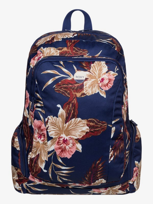 roxy, Alright - Mochila Mediana, CASTAWAY FLORAL BLUE PRINT (bsq6) 0 Alright - Mochila Mediana ERJBP03275 Roxy