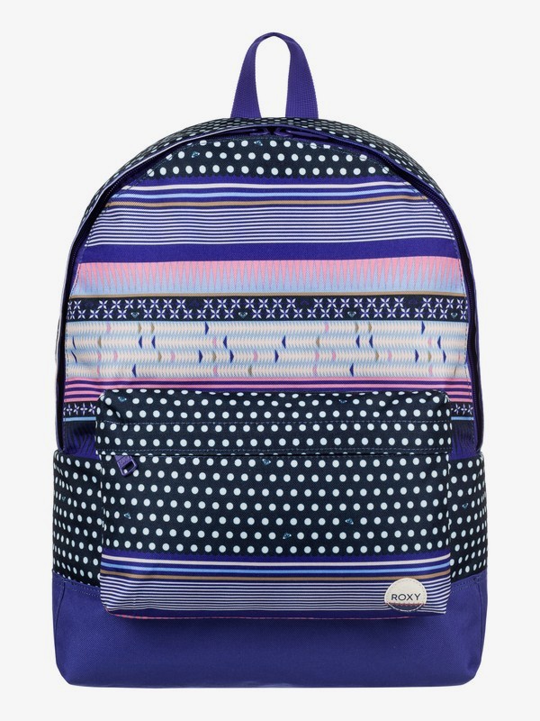 roxy, Sugar Baby 16L - Mochila Mediana, DRESS BLUES SMALL WINTERY GEO (xmbb) 0 Sugar Baby 16L - Mochila Mediana Rosa ERJBP03543 Roxy