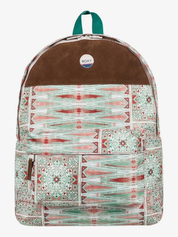 roxy, Sugar Baby Soul 16L - Medium Backpack, MARSHMALLOW CHIEF PRADO (xwgg) 0 Sugar Baby Soul 16L - Medium Backpack White ERJBP03544 Roxy