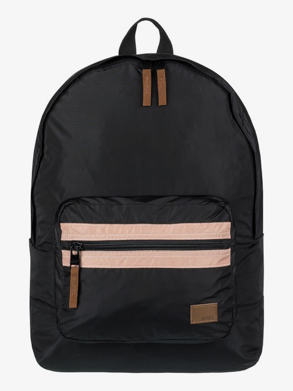 roxy, Mochila Mediana Bloque de Color Morning Light de 16 L, ANTHRACITE (kvj0) 0 Mochila Mediana Bloque de Color Morning Light de 16 L Negro ERJBP03687 Roxy
