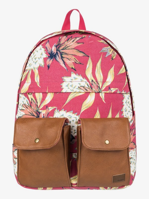 roxy, Mochila Mediana Stop and Share de 16 L, HOLLY BERRY HOUSE OF THE SUN (mmt8) 0 Mochila Mediana Stop and Share de 16 L Rosa ERJBP03714 Roxy