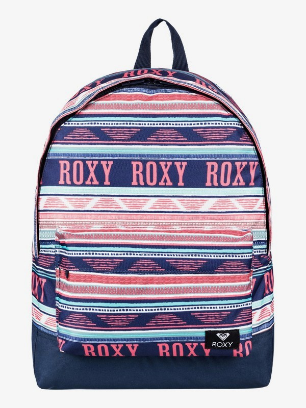 roxy, Sugar Baby 16L - Mochila pequeña, BRIGHT WHITE AX BOHEME BORDER (xwbg) 0 Sugar Baby 16L - Mochila pequeña Blanco ERJBP03728 Roxy