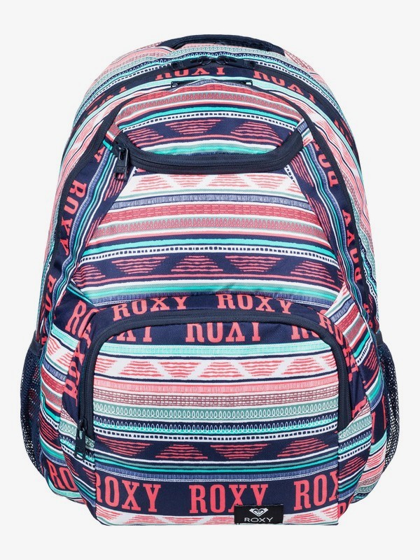 roxy, Shadow Swell 24L - Mittelgroßer Rucksack, BRIGHT WHITE AX BOHEME BORDER (xwbg) 0 Shadow Swell 24L - Mittelgroßer Rucksack Weiss ERJBP03736 Roxy