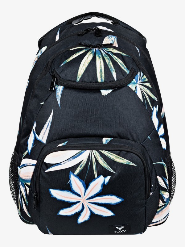 roxy, Shadow Swell 24L Medium Backpack, TRUE BLACK DELICATE FLOWERS (kvj8) 0 Shadow Swell 24L Medium Backpack Black ERJBP03784 Roxy