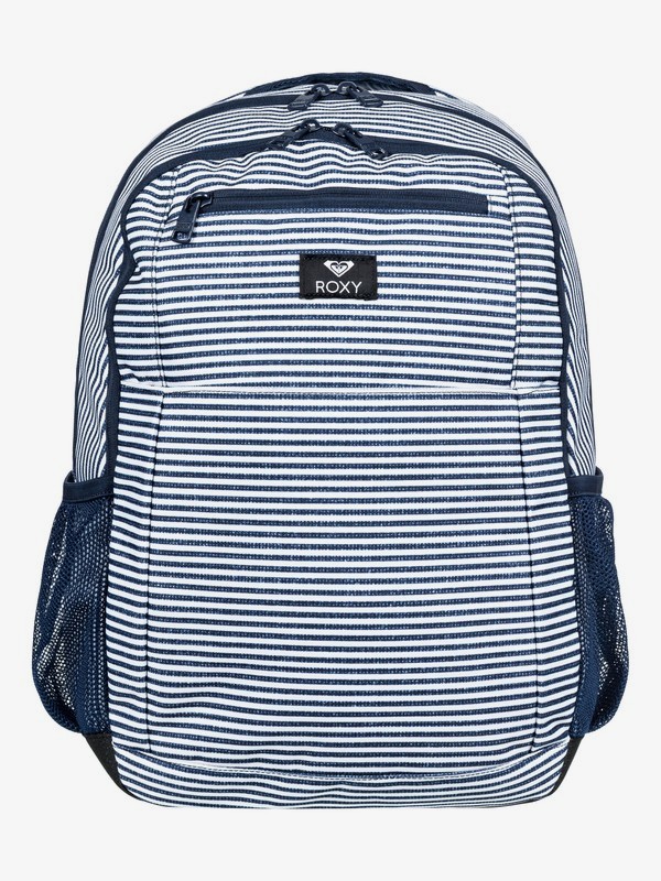 roxy, Here You Are 23.5L Medium Backpack, DRESS BLUE CORNFIELD STRIPE (btk4) 0 Here You Are 23.5L Medium Backpack Blue ERJBP03790 Roxy