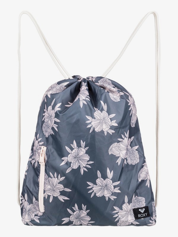 roxy, Light As A Feather 14.5L - Drawstring Bag, TURBULENCE ROSE AND PEARLS SW (kym6) 0 Light As A Feather 14.5L - Drawstring Bag Black ERJBP03834 Roxy