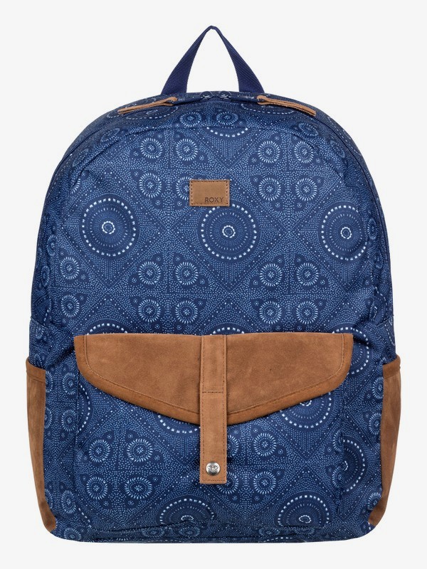 roxy, Carribean 18L - Medium Backpack, MED BLUE SHIBORI NIGHTS SW (bte2) 0 Carribean 18L - Medium Backpack Blue ERJBP03839 Roxy