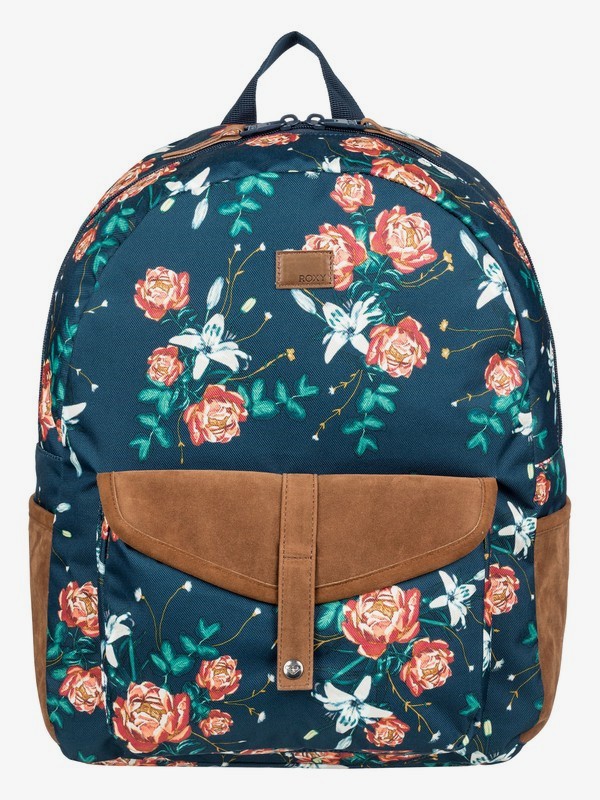 roxy, Carribean 18L - Medium Backpack, DRESS BLUE GARDEN LILY (btk9) 0 Carribean 18L - Medium Backpack Blue ERJBP03839 Roxy
