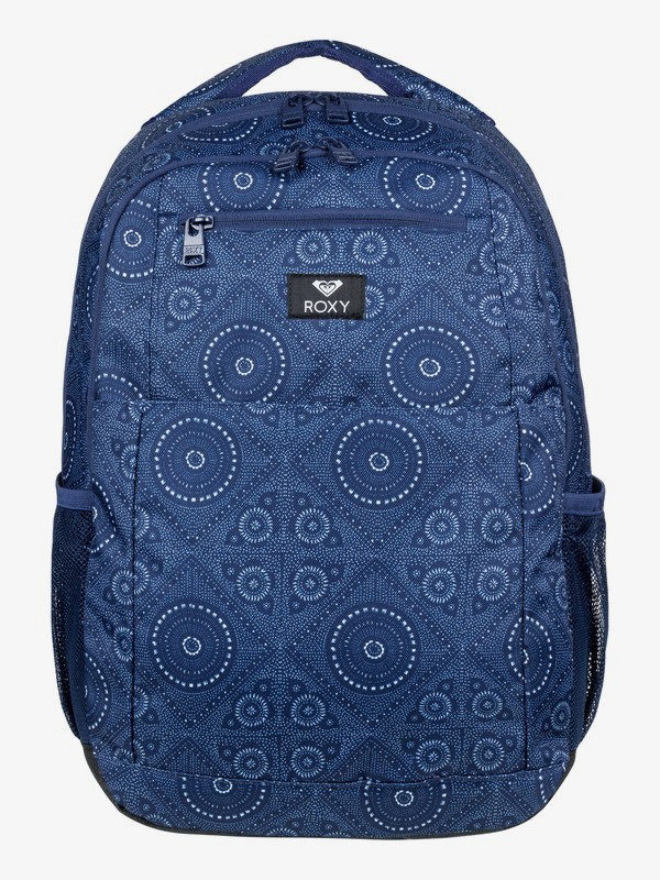 roxy, Here You Are 23.5L Medium Backpack, MED BLUE SHIBORI NIGHTS SW (bte2) 0 Here You Are 23.5L Medium Backpack Blue ERJBP03846 Roxy