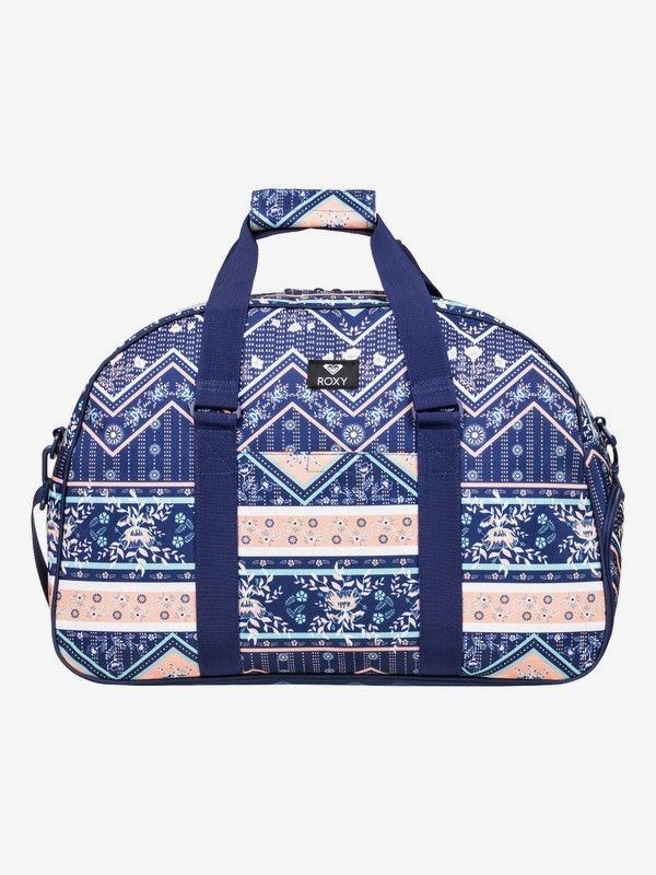 roxy, Feel Happy 35L - Sac de sport taille moyenne, MED BLUE NEWPORT BORDER SW (bte7) 0 Feel Happy 35L - Sac de sport taille moyenne Bleu ERJBP03854 Roxy