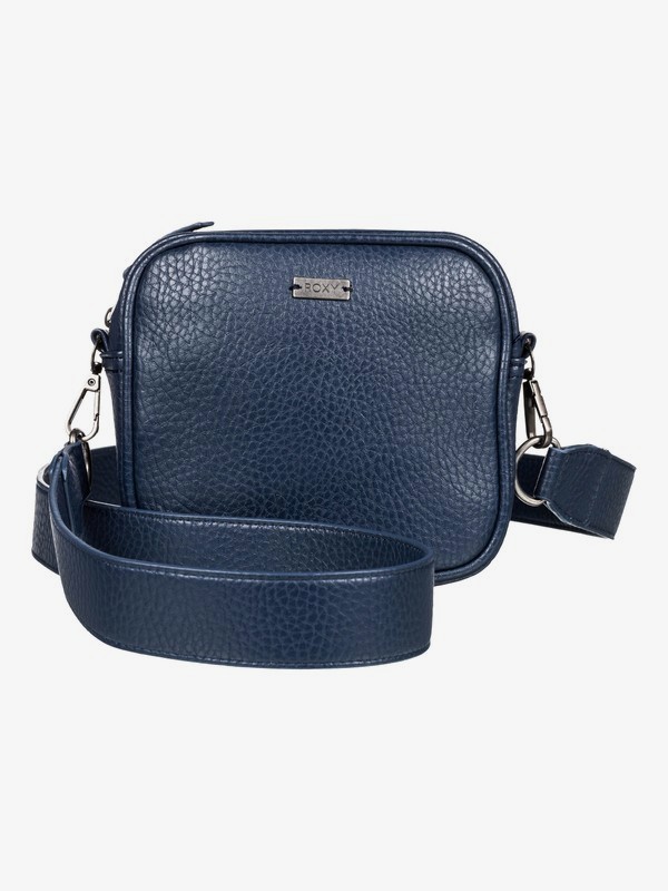 roxy, Grateful Heart - Small Faux Leather Handbag, DRESS BLUES (btk0) 0 Grateful Heart - Small Faux Leather Handbag Blue ERJBP03870 Roxy