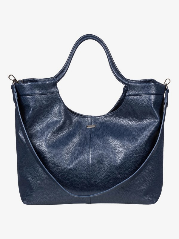 roxy, Sunset Session - Large Faux Leather Handbag, DRESS BLUES (btk0) 0 Sunset Session - Large Faux Leather Handbag Blue ERJBP03874 Roxy