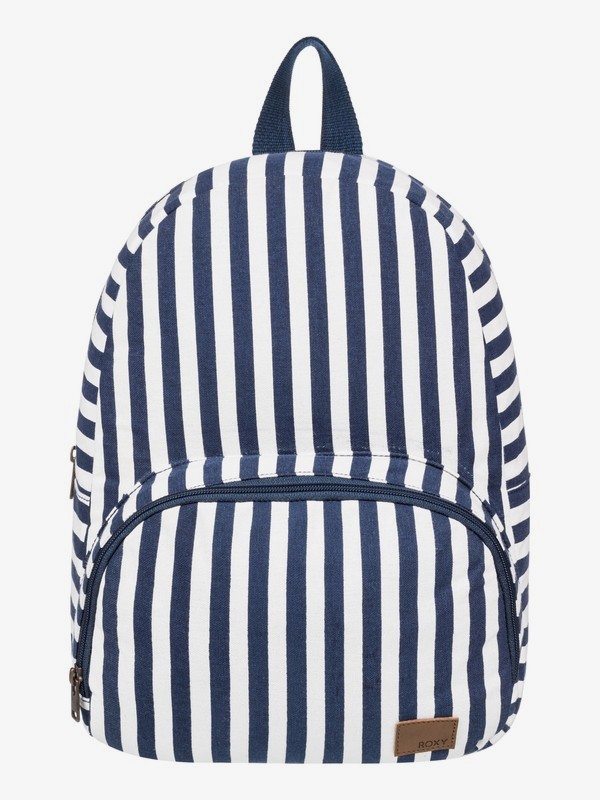 roxy, Always Core Canvas 8L Small Backpack, DBLUES VERTICAL CAPTAIN STRIPE (btk7) 0 Always Core Canvas 8L Small Backpack Blue ERJBP03915 Roxy
