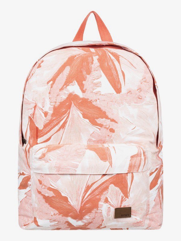 roxy, Sugar Baby Canvas 12L Small Backpack, BRIGHT WHITE JUNGLE BOOGIE (wbb9) 0 Sugar Baby Canvas 12L Small Backpack White ERJBP03922 Roxy