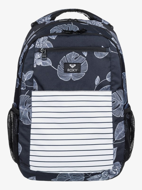 roxy, Here You Are 23L Medium Backpack, ANTHRACITE FLOWER OF LOVE (kvj8) 0 Here You Are 23L Medium Backpack Black ERJBP03924 Roxy
