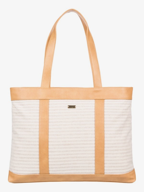roxy, Make Me Smile 27L Tote Bag, CAMEL (nlf0) 0 Make Me Smile 27L Tote Bag Orange ERJBP03933 Roxy