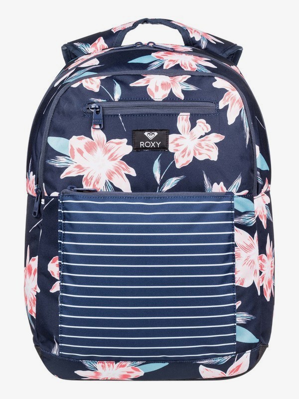 roxy, Here You Are 23.5L - Sac à dos moyen pour Femme, MOOD INDIGO F TANDEM (bsp8) 0 Here You Are 23.5L - Sac à dos moyen pour Femme Bleu ERJBP03952 Roxy