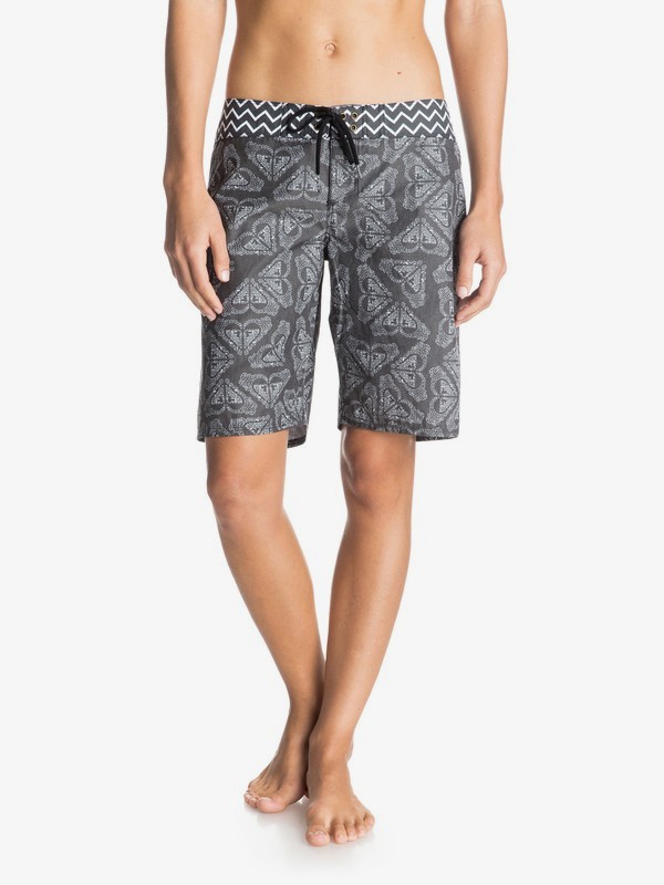 roxy, Printed 9" - Boardshorts, INTERWEAVE LOGO COMBO TRUE BLA (kvj6) 0 Printed 9" - Boardshorts Negro ERJBS03005 Roxy